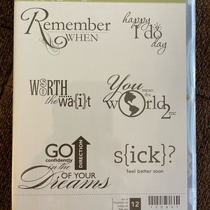 Stampin Up Word Play